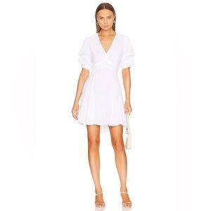 1. State Tiered Bubble Sleeve Dress